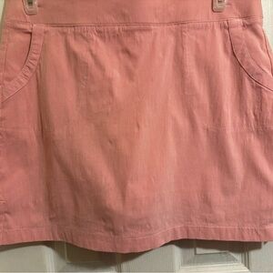 NWOT Attyre Pink striped Skort w/Pockets Sz. 12